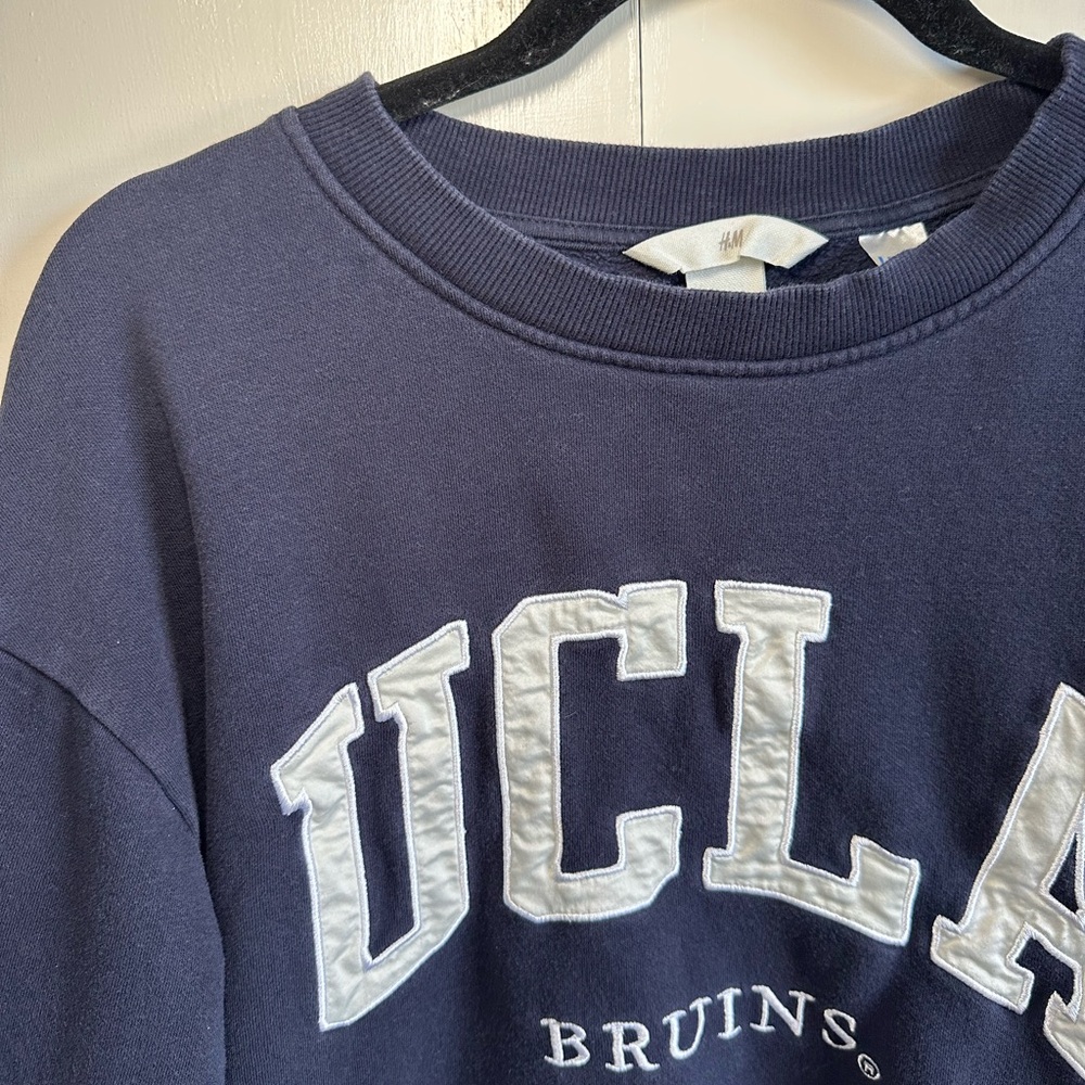 H & M Navy Crewneck